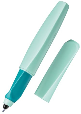 Pelikan Tintenroller Twist, universell für Rechts- und Linkshänder, Neo Mint, 1 Stück