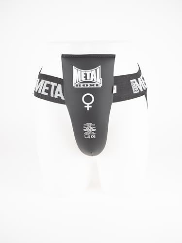 METAL BOXE - Semi-Pro Damen-Tiefschutz, Schwarz, Größe M