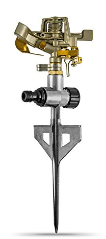 CLGarden Rasensprenger RS3 - massiv aus Metall - Kreisregner 360°