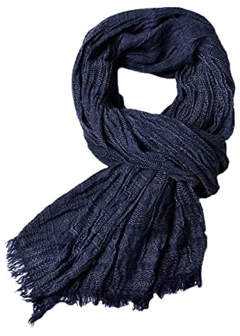 LIUPUUDLY Herren Schal Weicher Warm Casual Lang Schal Modisch Elegant Webschal Herrenschal
