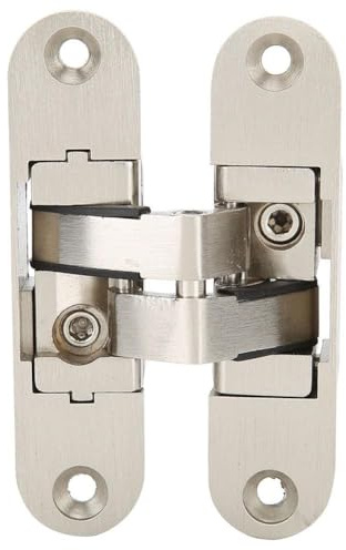 DEWIN Scharnier aus Zinklegierung, Verstellbares Gekreuztes Verdecktes Scharnierzubehör Geräuscharme Möbelbeschläge Verschleißfestigkeit (23 mm x 95 mm)