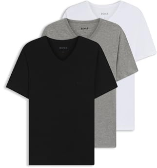 BOSS Herren T-Shirt Vn 3p Co T-Shirt (3er Pack)