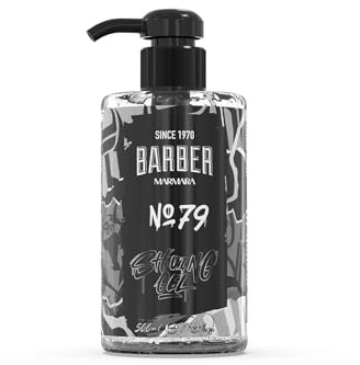 Barber Marmara No.79 Transparent Non-Foaming Shave Gel for Men 500ml | Professional Turkish Barber Quality for Precision Shaving. Ideal for Beard Contours, Neckline and Close Shaves.