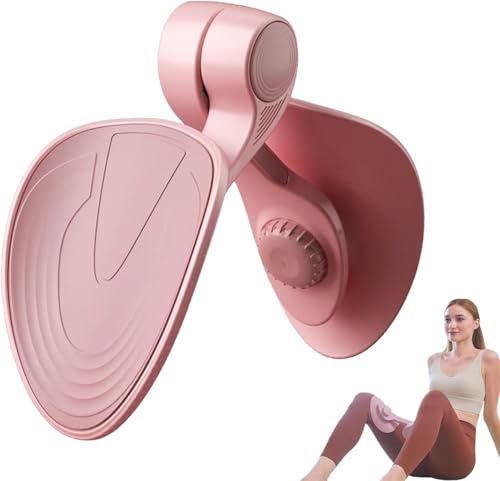 Oberschenkeltrainer Beckenbodentrainer Beintrainer, Beintrainer für Zuhause Beine Trainingsgerät für Zuhause Damen, Trimmer-Innenschenkel, Arm-Bein-Trainer, Sport-Schlankheitstraining (Rosa)