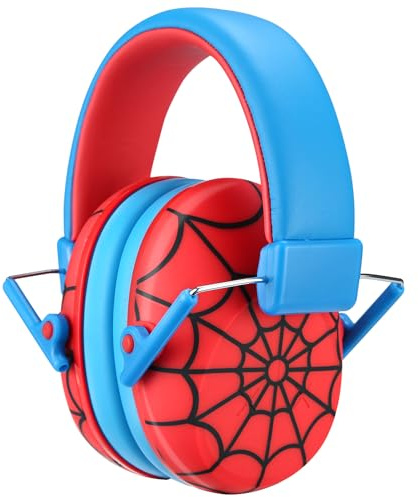 ProCase Kinder Gehörschutz Lärmschutz NRR 24dB Ohrenschützer Kapselgehörschutz für Schlaf, Reisen & Karnevalsumzügen Autismus Noise Cancelling - Spider