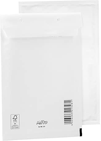 Bantex Satz mit 100 Luftpolsterumschläge Polsterumschlag Versandtaschen C3 (225 x 170 mm) 13/C, Weiß, Briefumschläge, Luftpolster Umschläge Taschen mit Selbstklebeverschluss