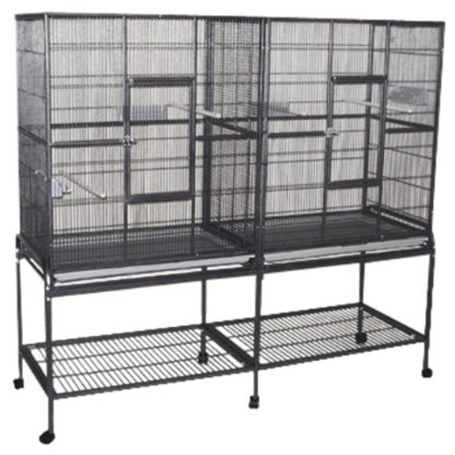 Doppel Voliere Birdiemaxx 164x54x156cm