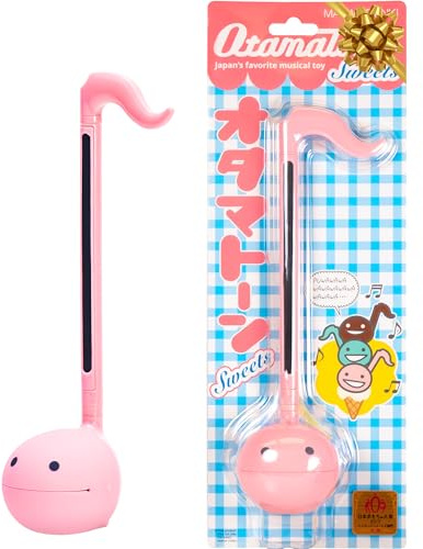 Otamatone Regular Strawberry, Japanisch Elektronisches Musik Instrument, Tragbar Digitale Musikinstrumente Synthesizer, Kinder Teenager Erwachsene, Spaß Coole Geburtstag Weihnachten Geschenk Spielzeug