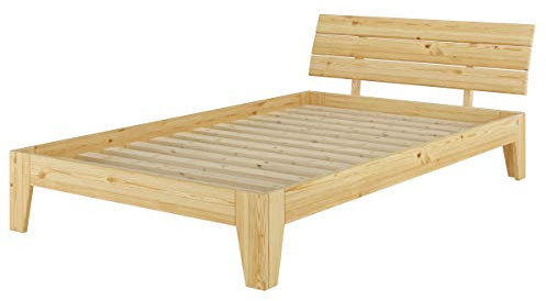 Erst-Holz®Kieferbett Einzelbett Massivholz Studentenbett 120 x 200 mit Rollrost