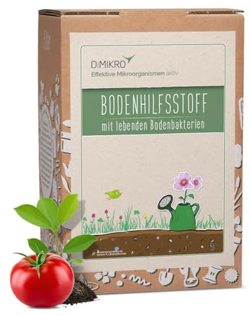 DIMIKRO EM aktiv Bodenhilfsstoff für Garten & Landwirtschaft - 5 Liter | Wirkt als Bodenaktivator, Kompostbeschleuniger und Pflanzenschutz im Garten - 100% vegan