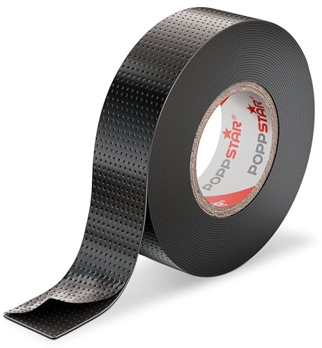 POPPSTAR selbstverschweißendes Isolierband, universal, 5m x 19mm x 0,76mm, schwarz, 1 Rolle