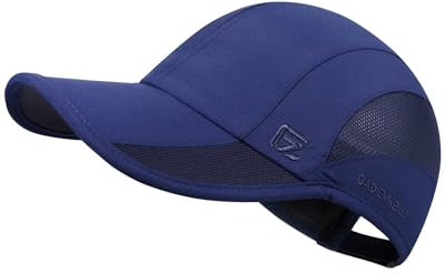 GADIEMKENSD Baseball Cap Quick Dry Sports Hat Unstructured Soft for Men Outdoor Run Golf Dad Bicycle Caps (Midnight Blue, M)