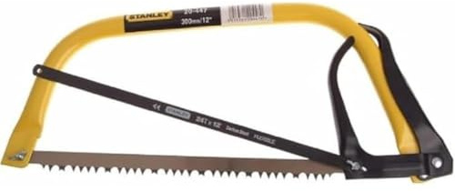 Stanley Bügelsäge HP, mit Sägeblatt für Metall und Holz, Knöchelschutz, hochwertiger Stahl Hardpoint-Verzahnung 1-20-447