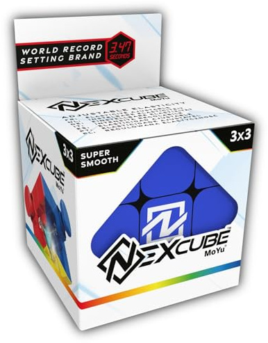 Goliath - Nexcube 3x3 | Original Zauberwürfel mit Langlebigen Farben und Optimalem Grip, Speed Cube mit einstellbarer Spannung ab 8 Jahren