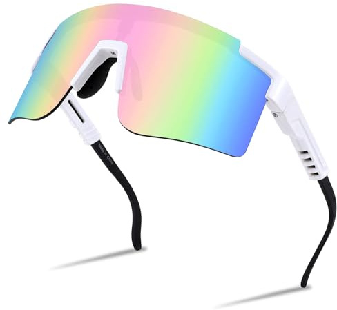 FEISEDY Sport Sonnenbrille Herren Fahrradbrille Damen Radsportbrille B2837 | UV400 Schutz, Sportbrille für Outdooraktivitäten