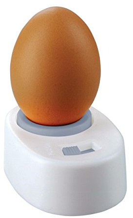 KitchenCraft Eierstecher mit Drehsicherung, Kunststoff, Weiß, 7 x 5 x 2.5 cm, 1 Einheiten