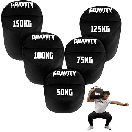 Gravity Fitness Sandbag Training Gewichtstasche 50–150kg – für Strongman, Functional Fitness & Heimtraining – Robuste Sandbags für Krafttraining & Fitnessübungen
