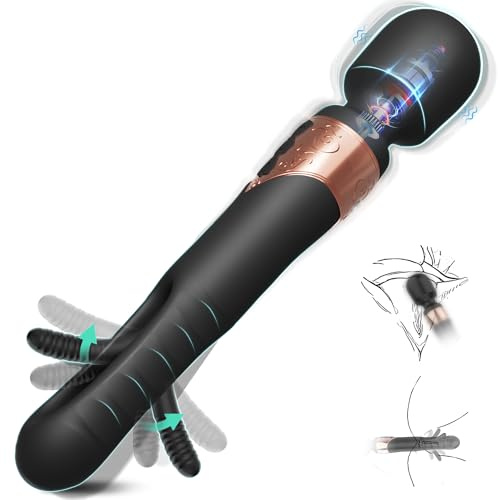 Dildo Vibrator Sex Spielzeug für die Frau, Vibration für Frauen Vibratorensets für Frauen Klitoris Sexspielzeug,Sex Toyset für Woman mit 10 * 7 Modus Paar Vibratoren Dilatatoren, Prostata Massagestab