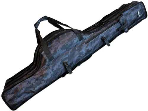 Angel-Berger Rutentasche Rutenfutteral viele Modelle Verschiedene Längen (3 Fach 130cm)