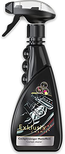 Exklusiv Chemie® Cockpitpflege Auto | Cockpitreiniger Matteffect | Reinigt und Pflegt Armaturenbrett und Kunststoffoberflächen | Autopflege Innenraum | Cokpitpflegespray | Auto Aufbereitung | 500 ml