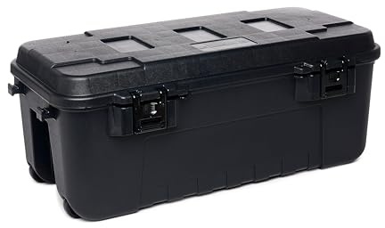 Plano Sportler Kofferraum - Militärqualität Aufbewahrungsbox mit Deckel, strapazierfähig, groß, Camping & Armee Aufbewahrungskoffer, perfekt für Jagd, Paintball, Airsoft oder Zuhause, mehrere Farben