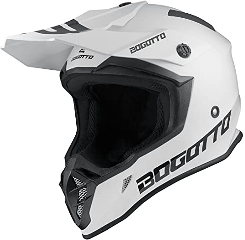 Bogotto V332 Motocross Helm, weiß, L