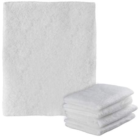 Relaxdays Filter Dunstabzugshaube, 5er Set, zuschneidbar, Dunstfilter für Abzugshauben, Fettfilter Vlies, 47x59 cm, weiß