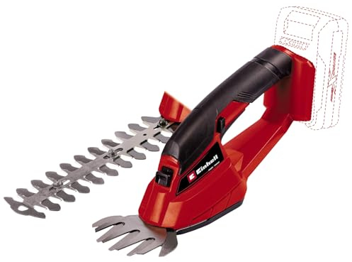 Einhell Akku-Gras- und Strauchschere GC-CG 18 Li-Solo Power X-Change (18 V, 100 mm / 200 mm Schnittlänge, wechselbares Grasschneideblatt + Strauchmesser, ohne Akku)