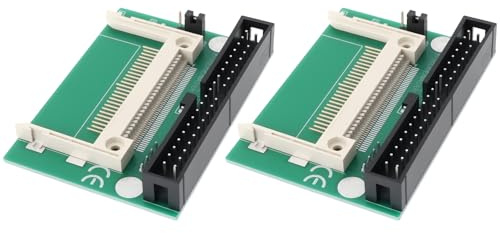 eMagTech 2 St¨¹ck CF-Kartensteckplatz auf IDE40-Pin-Adapterkarte 2,5-mm-Buchse Einseitige CF-Kartensteckplatz-Adapterplatine Geeignet
