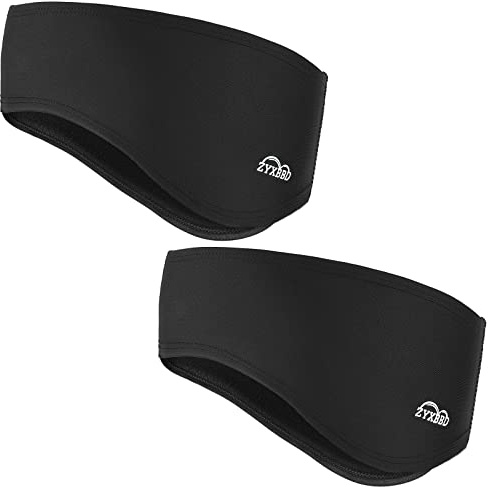 Sport Stirnband Ohrenwärmer für Damen und Herren-Frühling/Herbst/Winter Fleece Ohrenschützer Stirnbänder Windstopper für Joggen Laufen Wandern Fahrrad und Skiing, Runter Helm