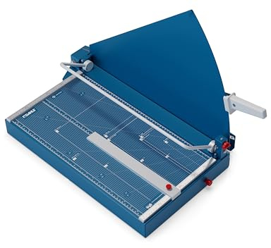 Dahle 517 Hebelschneidemaschine, bis DIN A3, 35 Blatt | Für große Papiermengen, Papiermesser, Bügelpressung, stabiler Metalltisch, ideal für professionelle Anwendungen