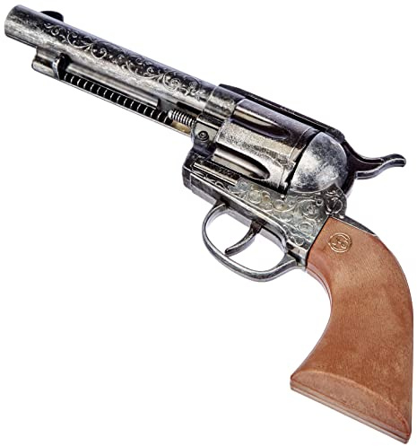 J.G.Schrödel Samuel Colt Antik Cowboy Spielzeugpistole Faschingspistole, Spielzeug Revolver für 12-Schuss-Munition, 27 cm (2078381)