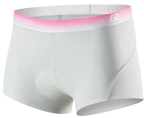 ROCKBROS Radunterhose Damen mit 3D Gel Gepolstert, Radsport Unterwäsche Radlerhose Kurz Fahrradhose Atmungsaktiv Schnelltrocknend Fahrradshorts