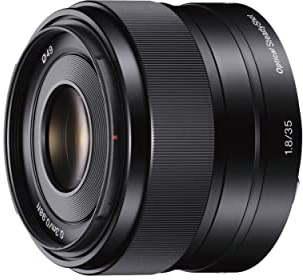 Sony SEL35F18 – 35mm F1.8 Objektiv für APS-C (lichtstarke Festbrennweite mit OSS, E-Mount, kompakt & vielseitig, passend für Sony Alpha ZV-E10, A6400, A6700, schwarz)