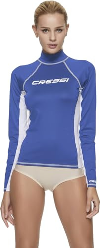 CRESSI Rash Guard Lady Long SL Blue S/2 (38)