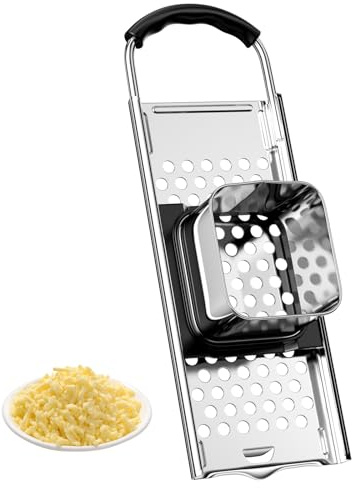 WinGluge Spätzlehobel Edelstahl, Spätzlepresse mit Teigschlitten, Spätzlesieb, Spätzlereibe Ist Spülmaschinenfest, Spätzle Set, Spätzlepresse Spätzlesieb, für Selbstgemachte Spätzle und Knöpfle