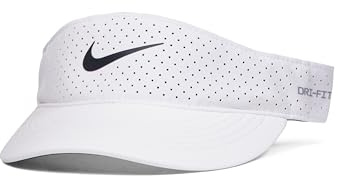 Nike Unisex U Nk Dfadv Ace Visor U Sab P Sonnenblende, White/Anthracite/Black, S/M