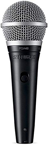 Shure PGA48 Niere Dynamisches Gesangsmikrofon mit XLR-zu-XLR-Kabel