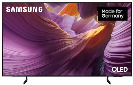 Samsung OLED 4K S85F 65 Zoll (163 cm) UHD Fernseher, NQ4 AI Gen2 Prozessor,4K Upscaling, OLED HDR, Farben Pantone validiert, Dolby Atmos, Gaming-Hub, Knox Security, Samsung Vision AI Smart TV
