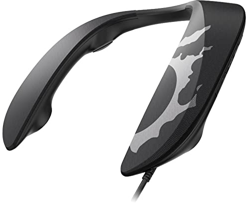Panasonic SC-GN01-FF Gaming Final Fantasy Nacken-Lautsprecher (Limited Edition, eingebautes Mikrofon, USB, leicht, auch perfekt für Home Office) schwarz