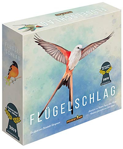 Feuerland Spiele 104-146-901 63558 FLÜGELSCHLAG Brettspiel Deutsche Edition - Kennerspiel des Jahres 2019 (Kritikerpreis)