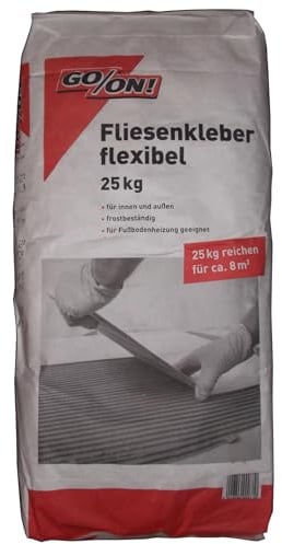 25Kg Flex Fliesenkleber innen und außen frostwiderstandsfähig, für Fußbodenheizung geeignet