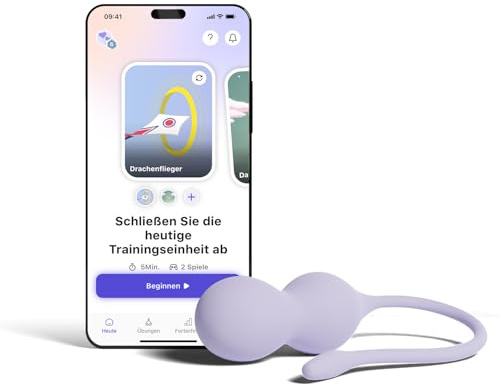 Perifit Care+ Beckenbodentrainer für Frau mit App – Elektrisches Kegel-Übungsgerät mit Biofeedback für Blasenkontrolle & Erholung nach der Geburt – CE-Medizinprodukt