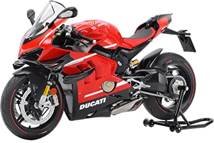 TAMIYA 14140 1:12 Ducati Superleggera V4 - originalgetreue Nachbildung, Plastik Bausatz, Basteln, Modellbausatz, Zusammenbauen, unlackiert, Mehrfarbig