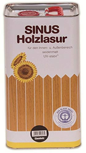 Burtex Sinus Holzlasur 5 Liter Farbe Grau