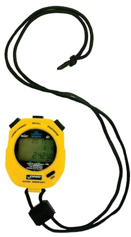 FINIS Uni Stopwatch 3x 300m, yellow, 1.30.040