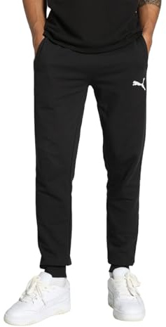 Puma Herren Teamgoal Freizeithose Strickhose, Puma Black-Puma White, L EU