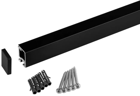 SOTECH Linero MosaiQ EasyLine schwarz 900 x 22 x 29 mm Aluminium | Küchenreling Relingsystem