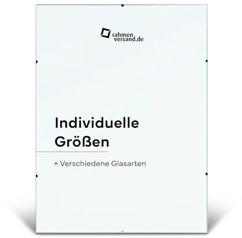 PANORAHMA BILDERRAHMEN Rahmenloser Bilderrahmen 29,7x42 cm (DIN A3) / Glasbilderrahmen zum Aufhängen an der Wand/Bilder Rahmen