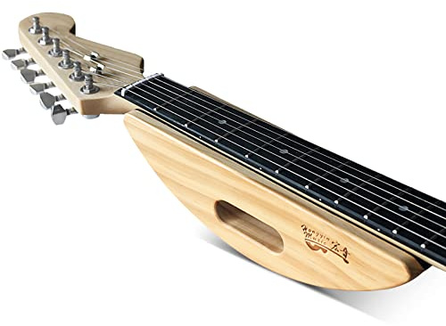 Gitarren-Nackenstütze für Gitarren, Gitarrenbauer-Werkzeug, Gitarrenbauer-Werkzeug, Gitarren-Stützkissen zum Wechseln der Saiten, hölzerner Hals-Wiege für E-Gitarre/Jazzgitarre (B)